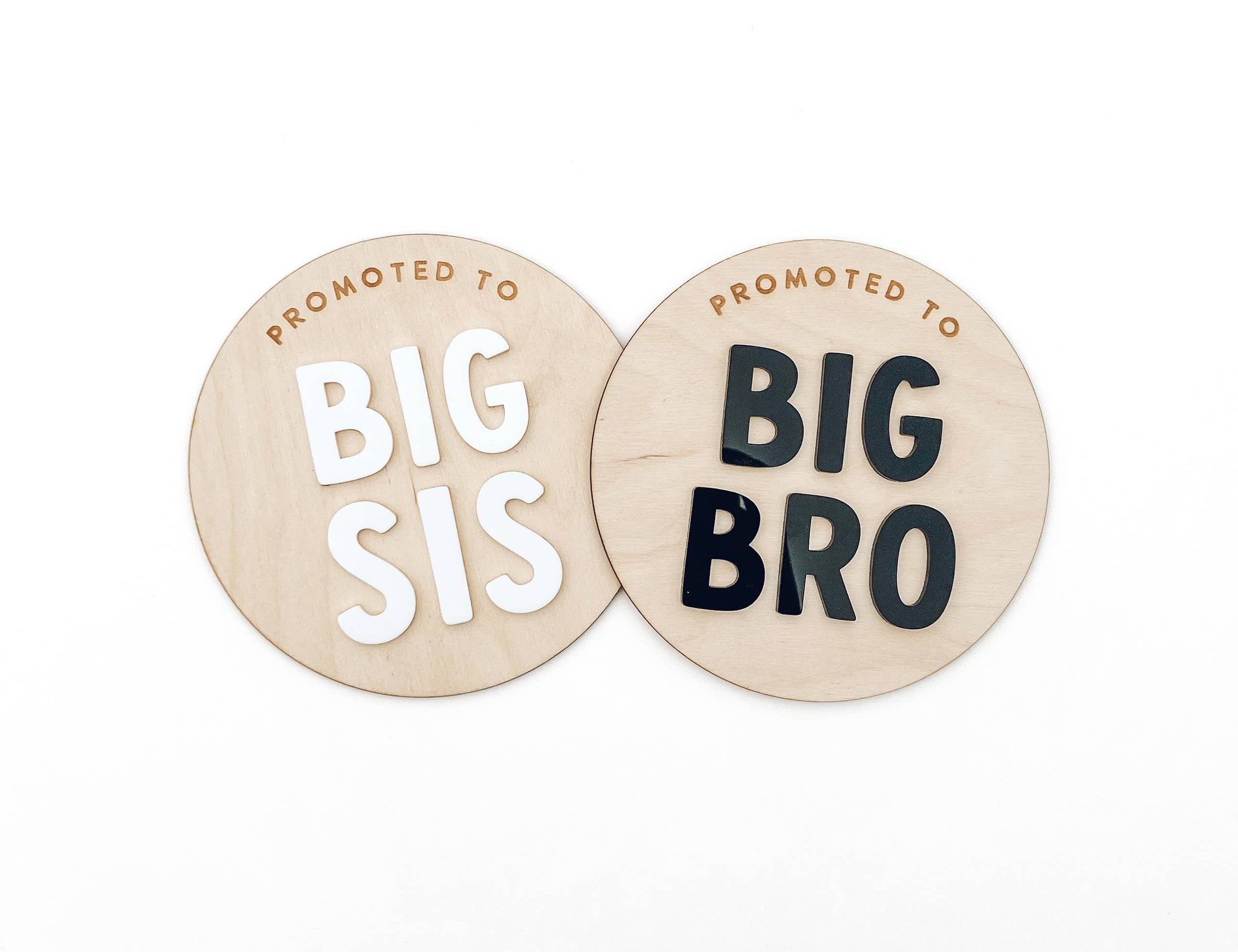 Promoted to Big Bro / Big Sis Photo Prop Sign