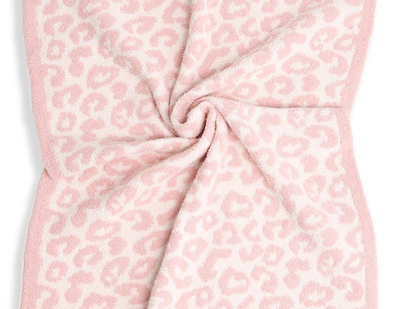 Kids Leopard Print Luxury Soft Throw Blanket
