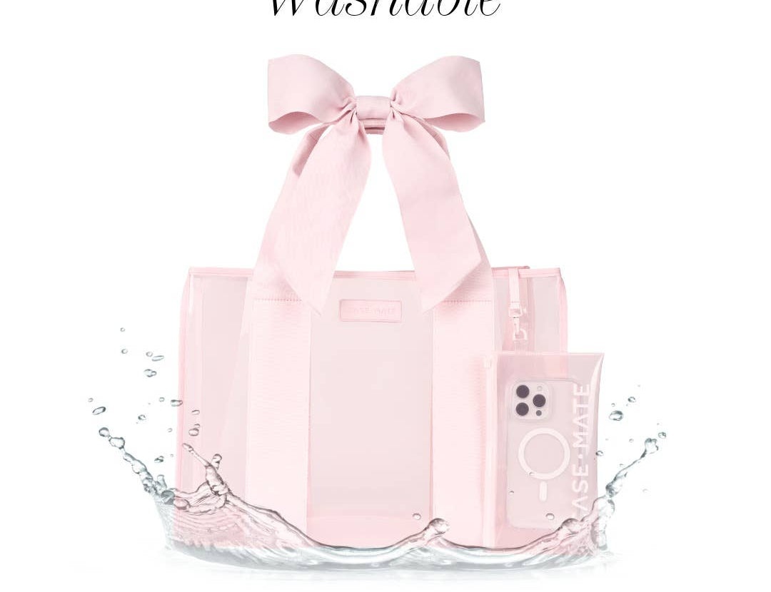 Case-Mate Ballet Pink Bow Jelly Tote Bag