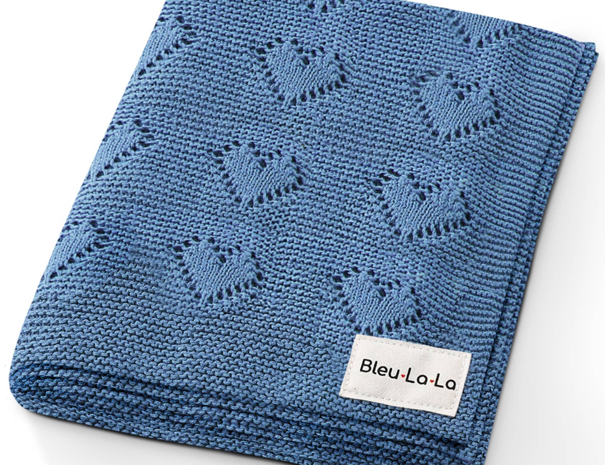 Cotton Swaddle Baby Blanket - Heart