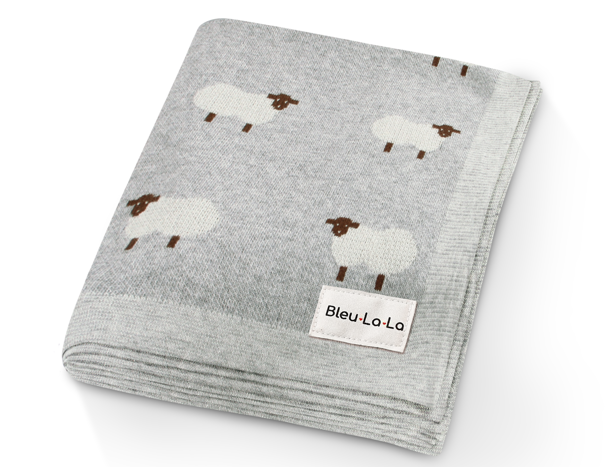 Cotton Swaddle Baby Blanket - Sheep