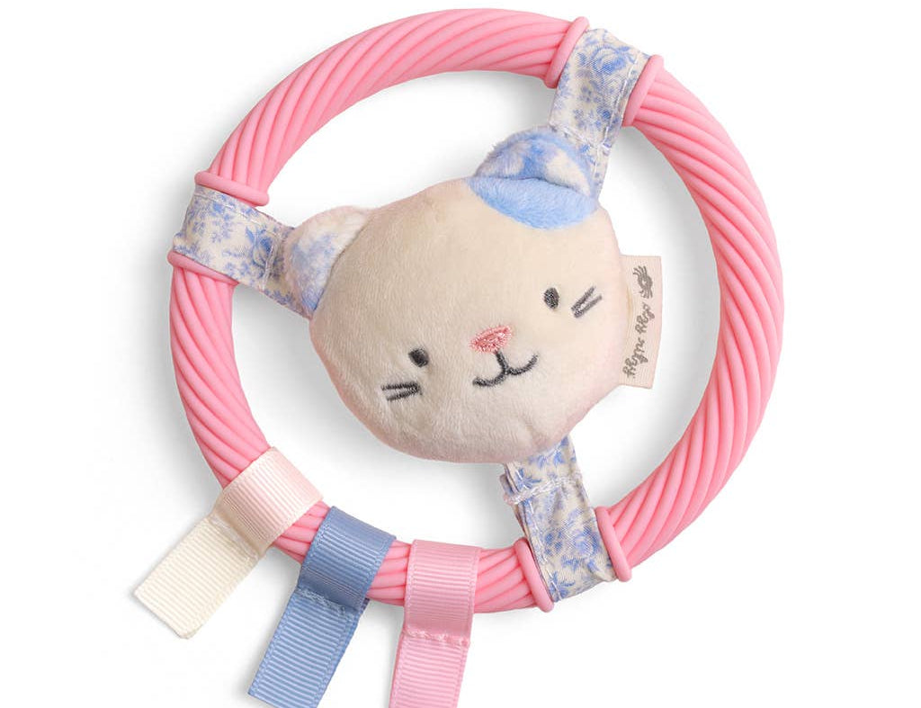 Itzy Ring Pal™ - Teething Ring with Plush Character