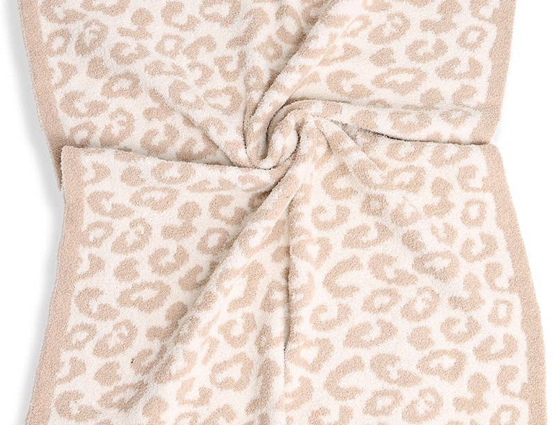 Kids Leopard Print Luxury Soft Throw Blanket