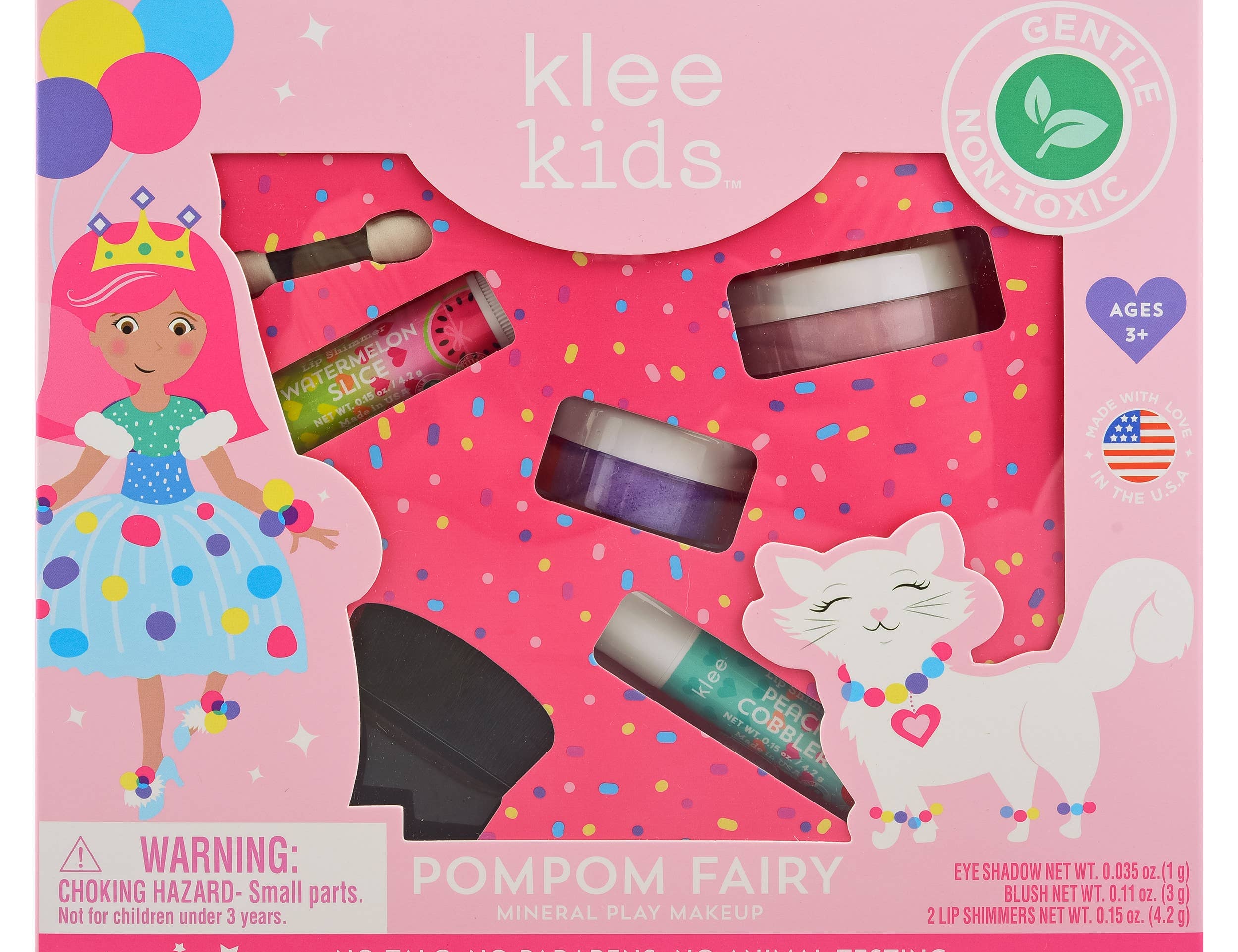 Pom Pom Fairy - Klee Kids Natural Mineral Play Makeup Kit