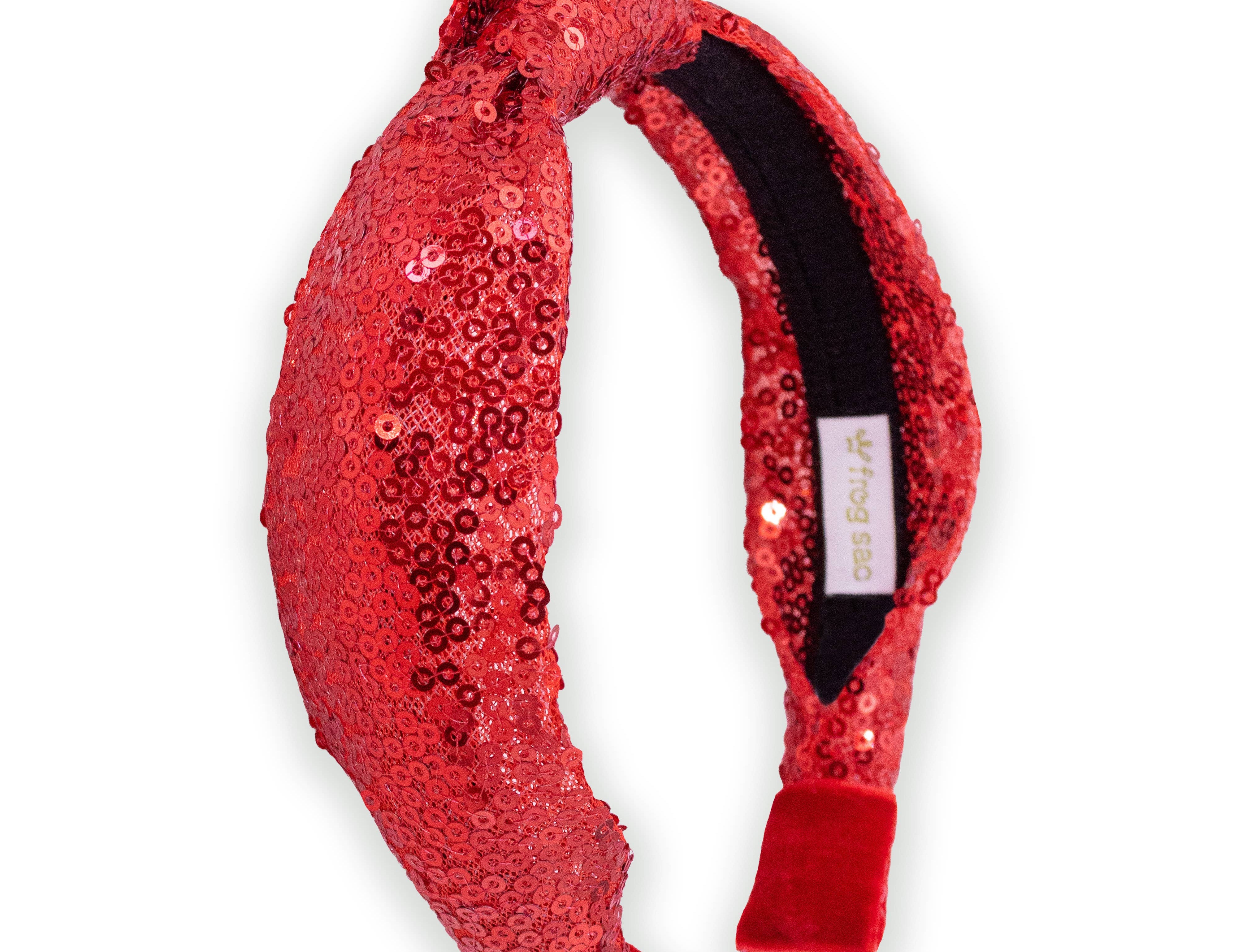 Sequin Knot Headband - Valentine's, Christmas, St. Patrick's