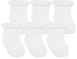 Kushies 0-3 Socks 6pk
