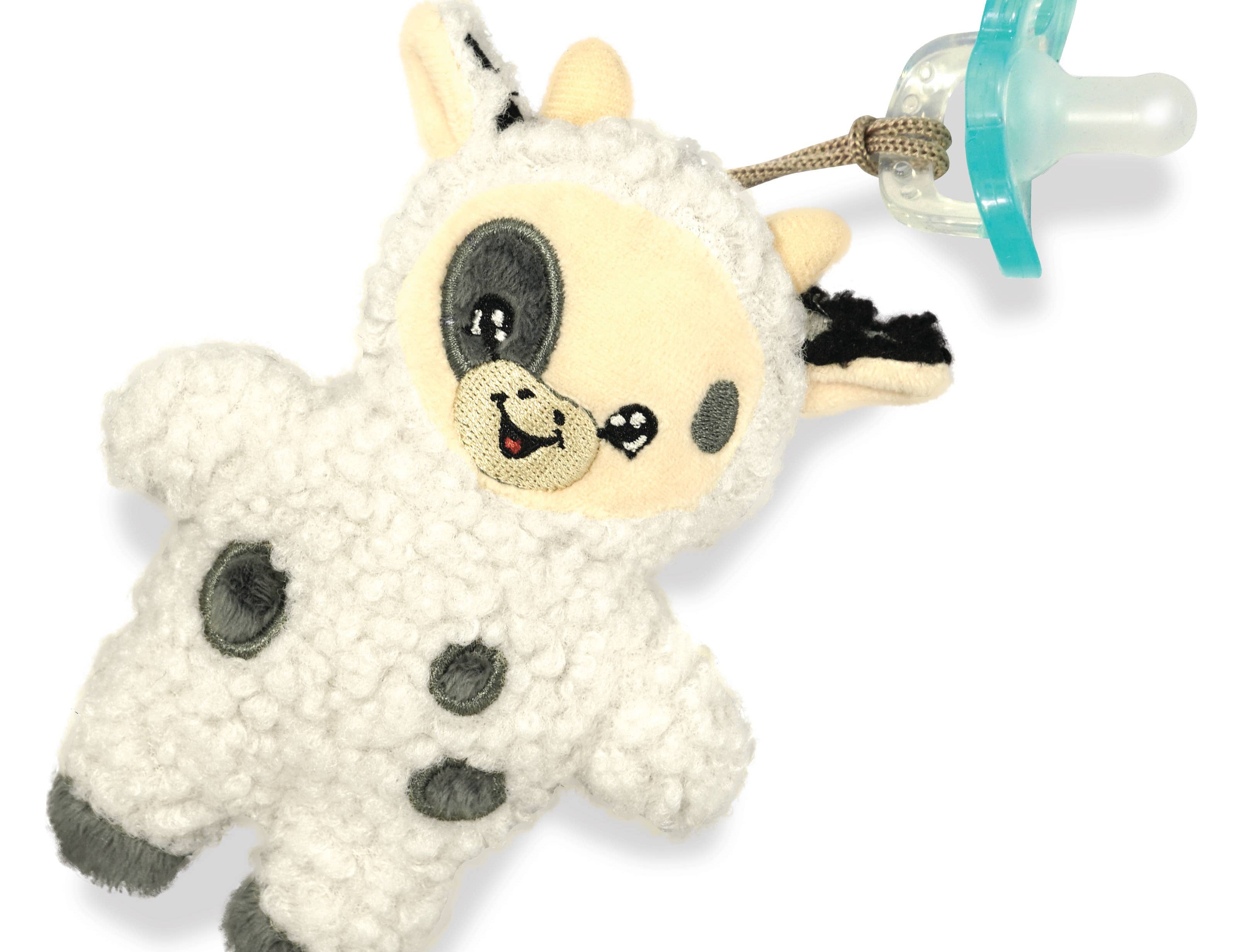 LuLu Plush Paci Holder w/ JollyPop Pacifier