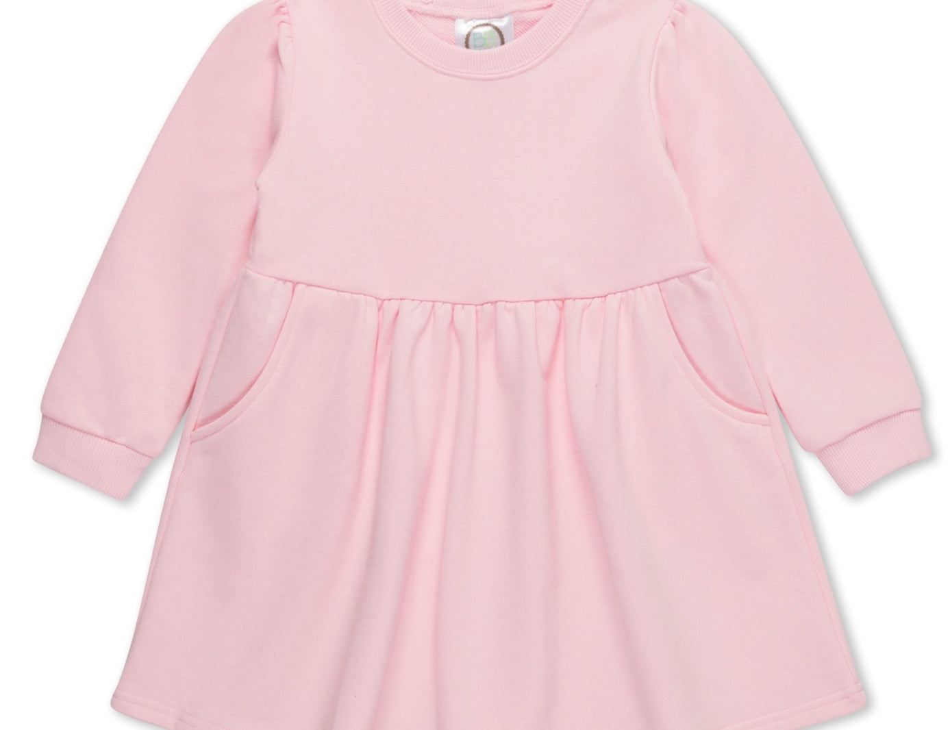 Blank Long Sleeve Sweatshirt Dress