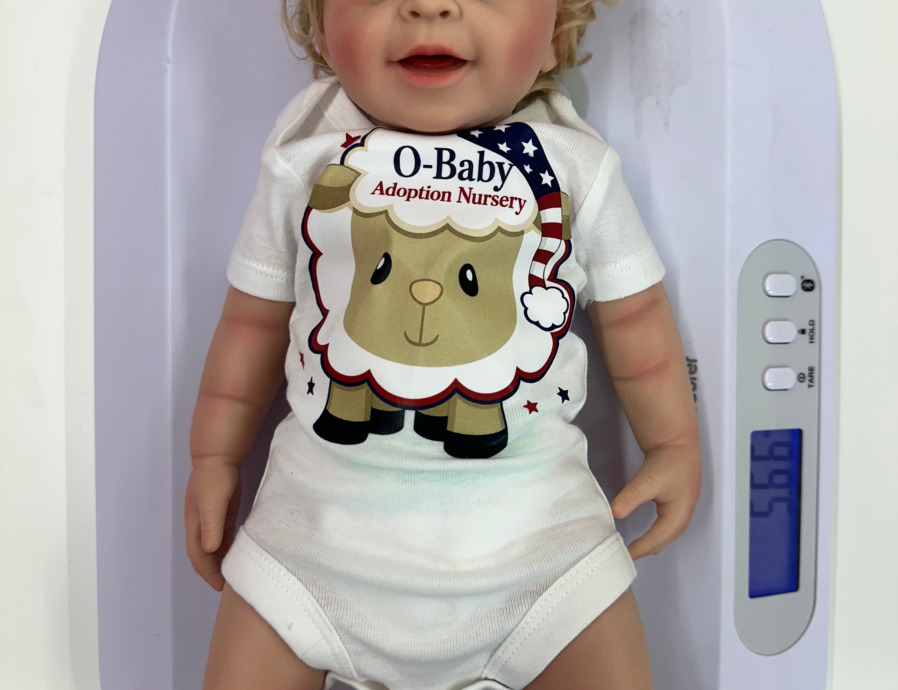 Silicone Baby's w/Hair