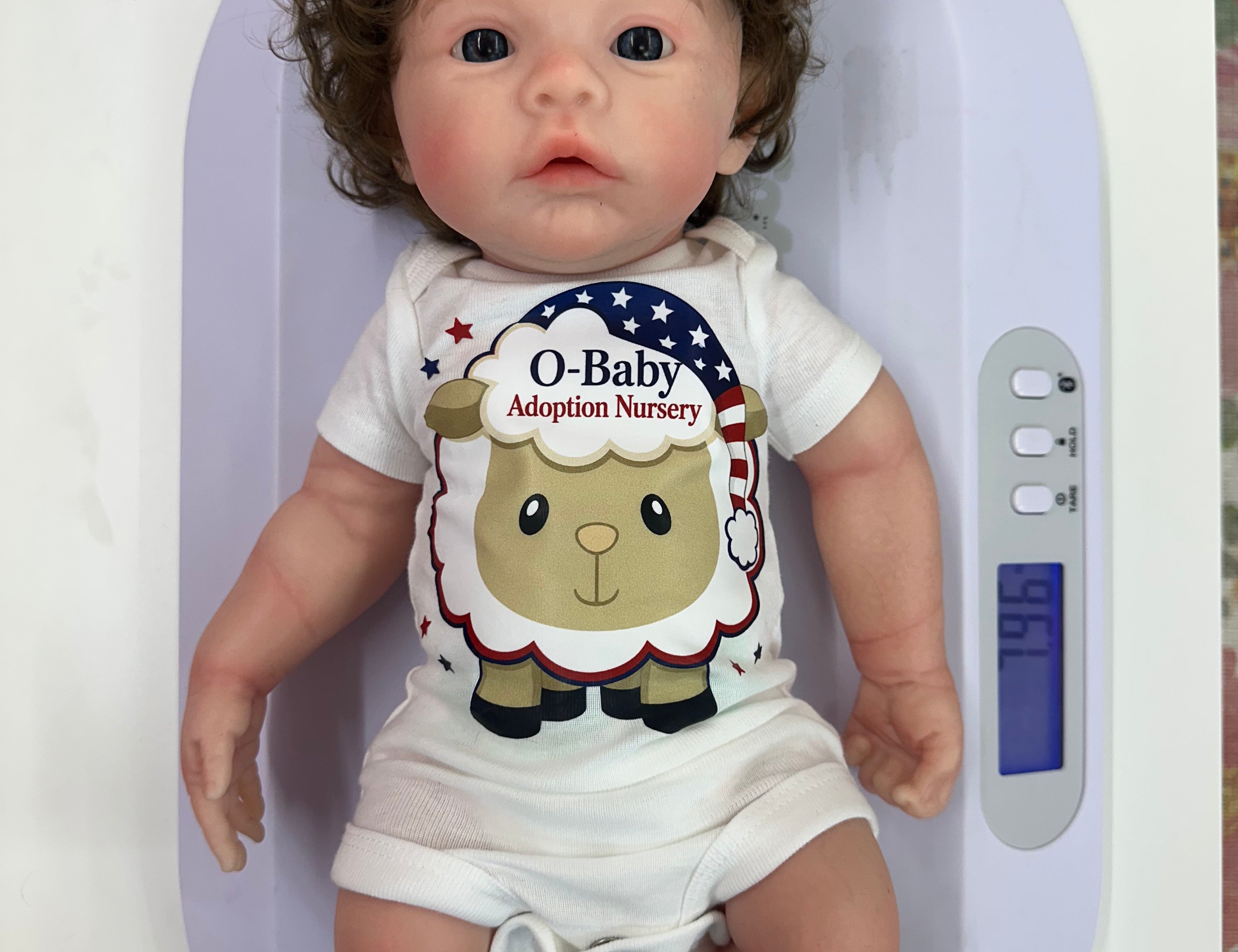 Silicone Baby's w/Hair