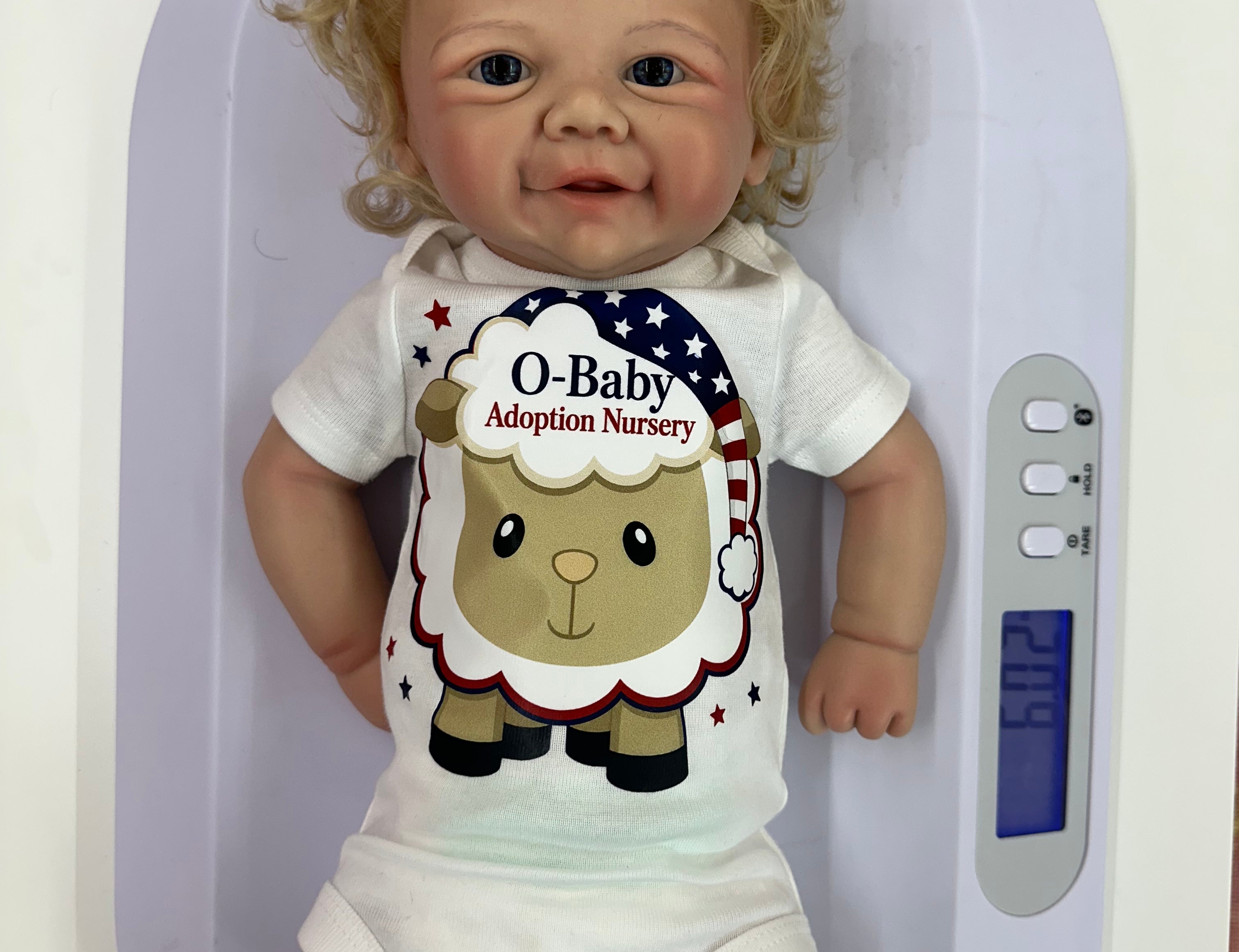 Silicone Baby's w/Hair