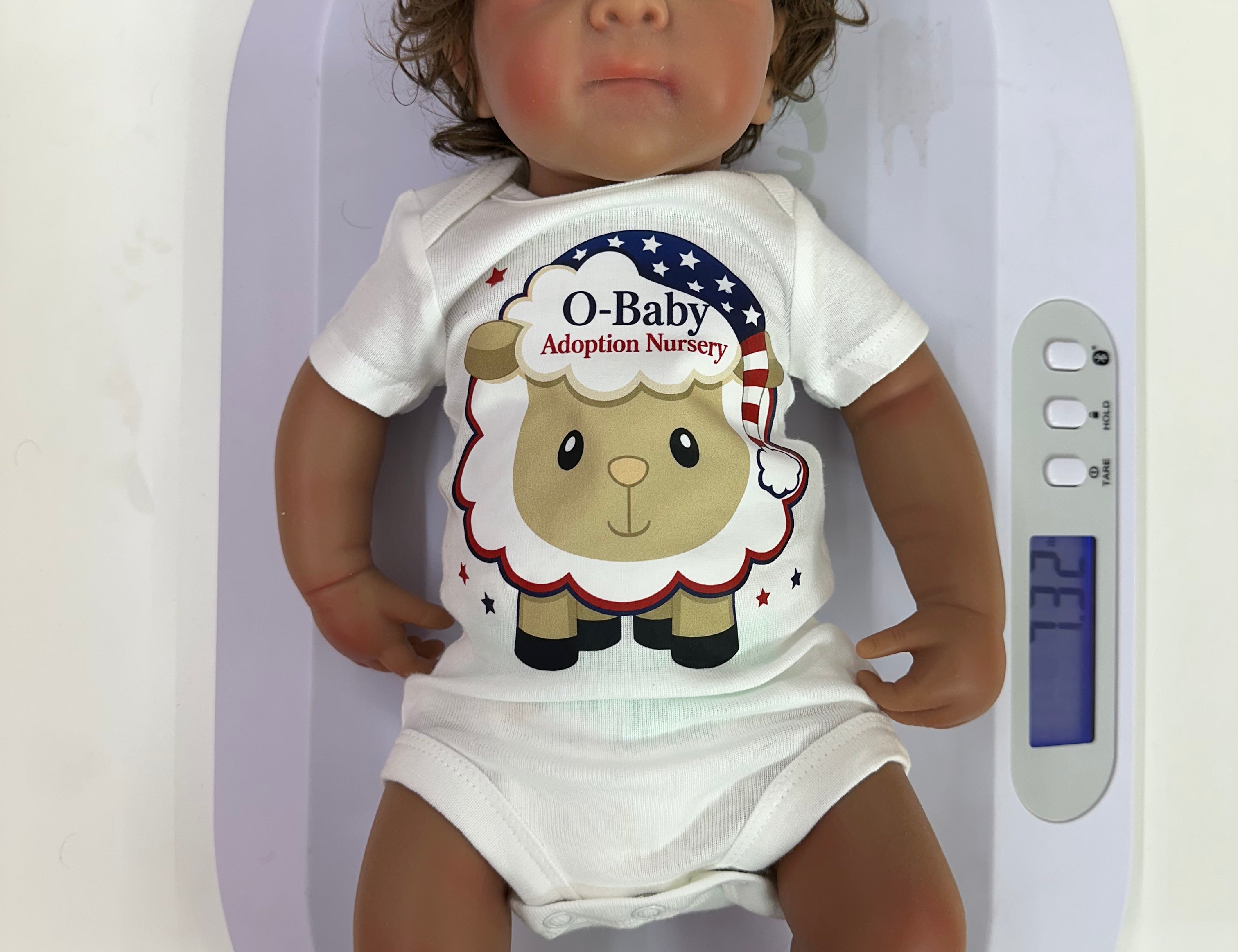 Silicone Baby's w/Hair
