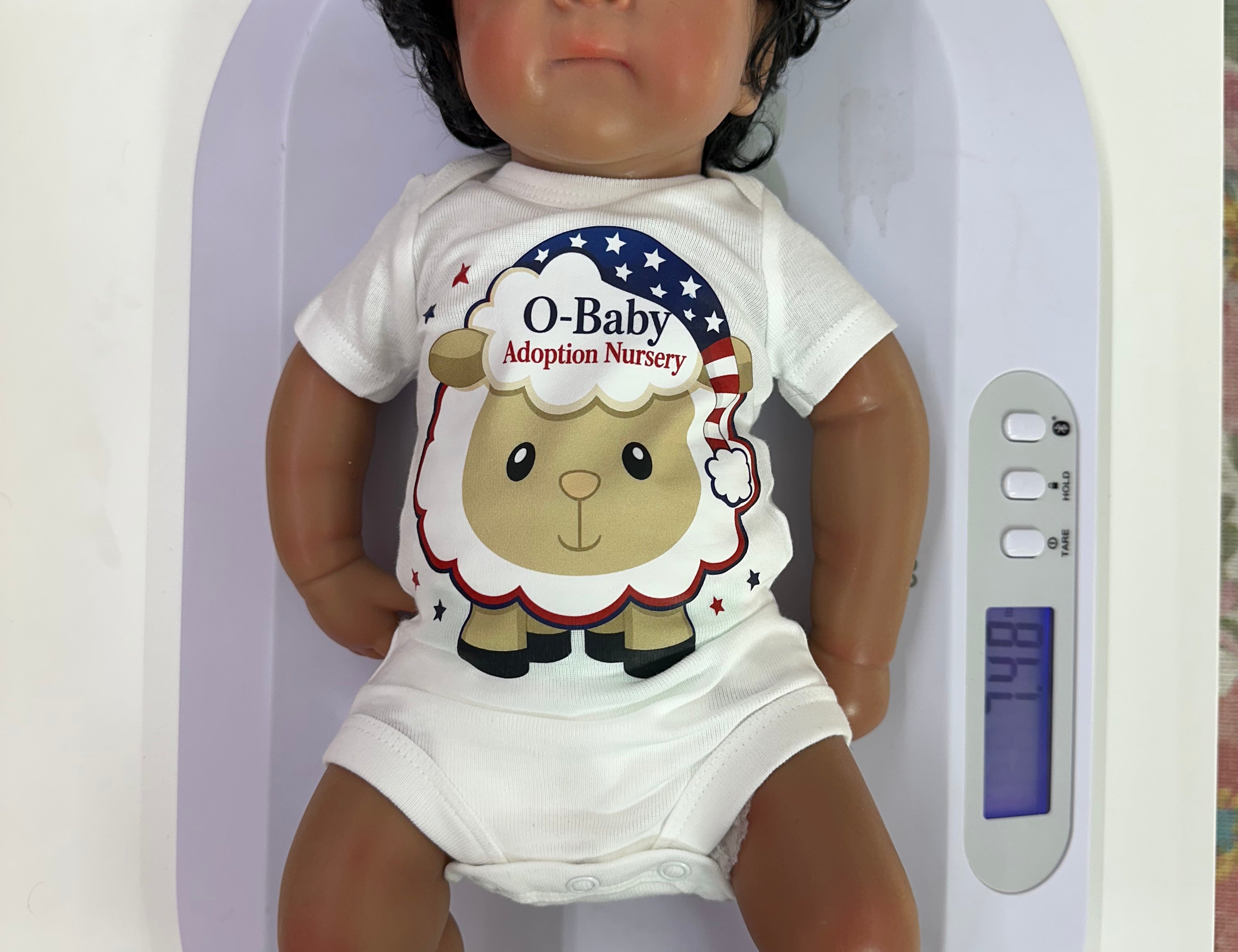 Silicone Baby's w/Hair
