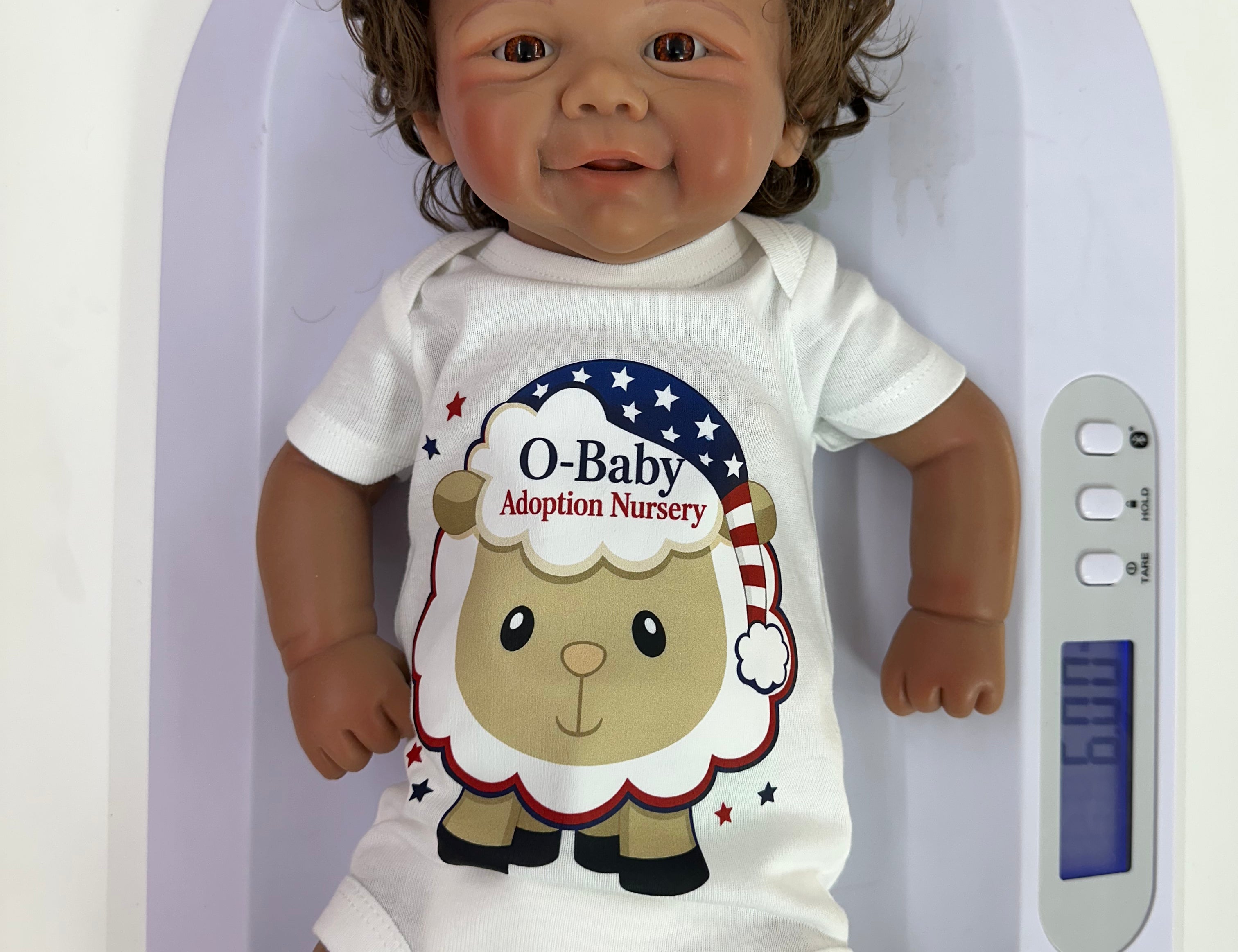 Silicone Baby's w/Hair