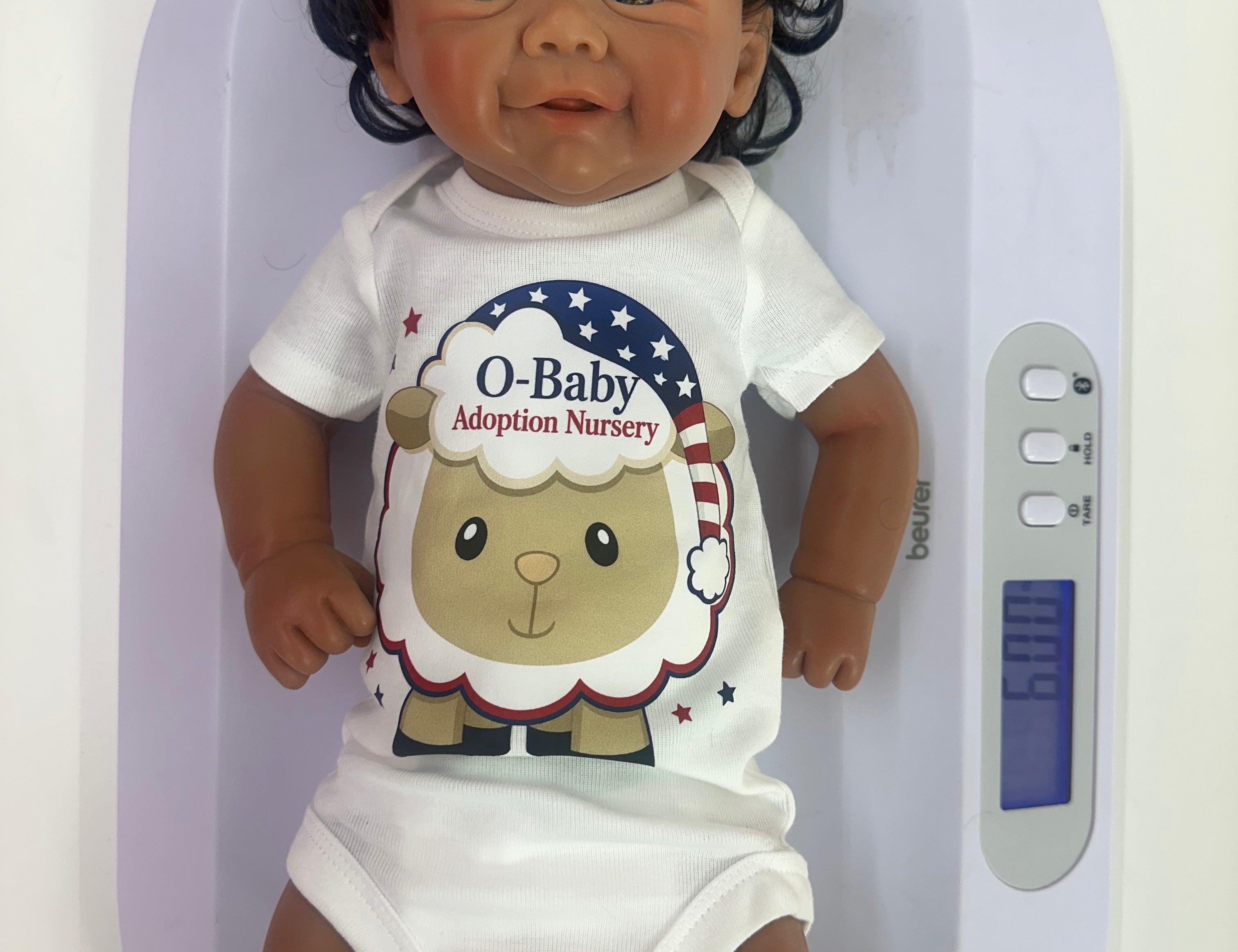 Silicone Baby's w/Hair