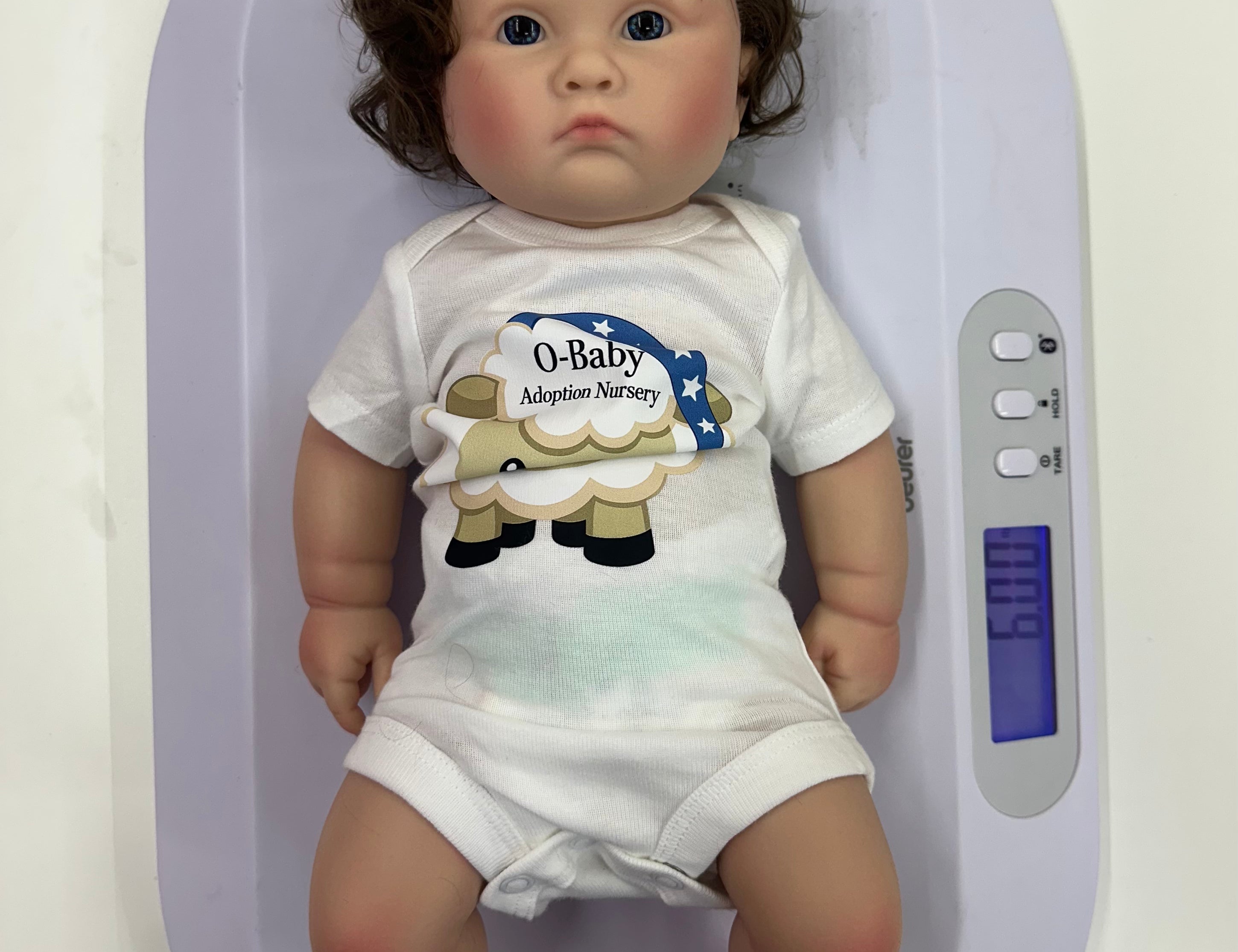 Silicone Baby's w/Hair