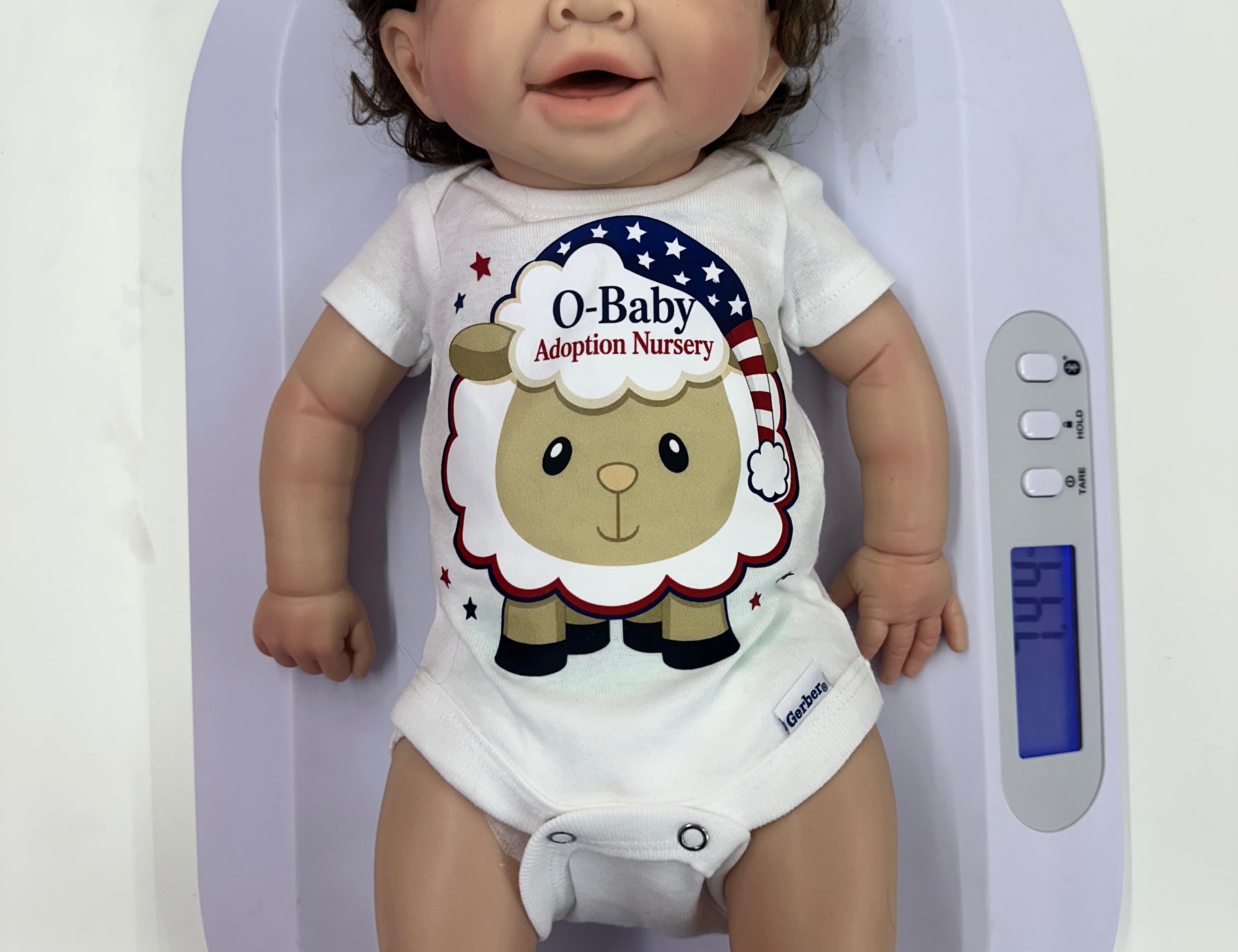 Silicone Baby's w/Hair