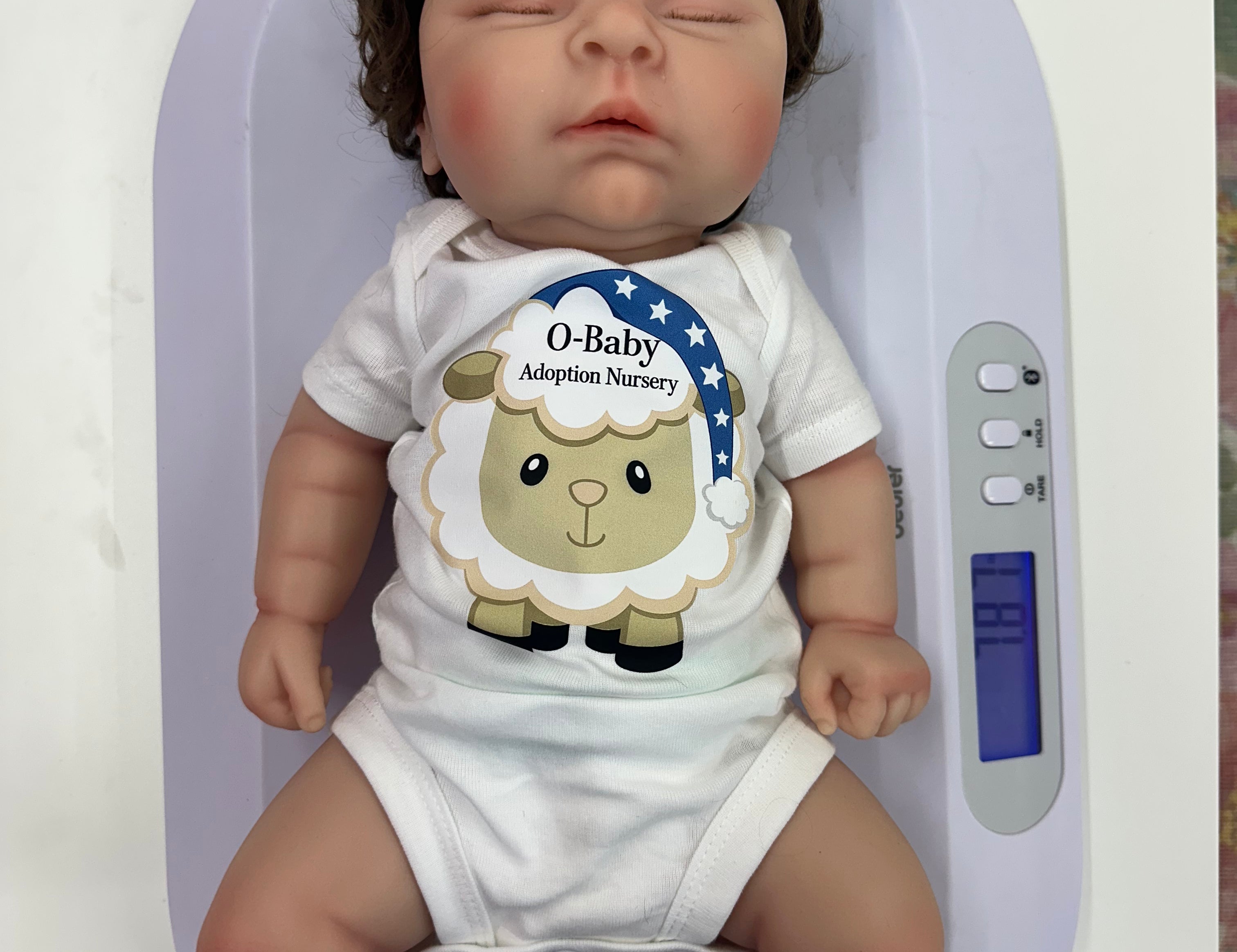 Silicone Baby's w/Hair