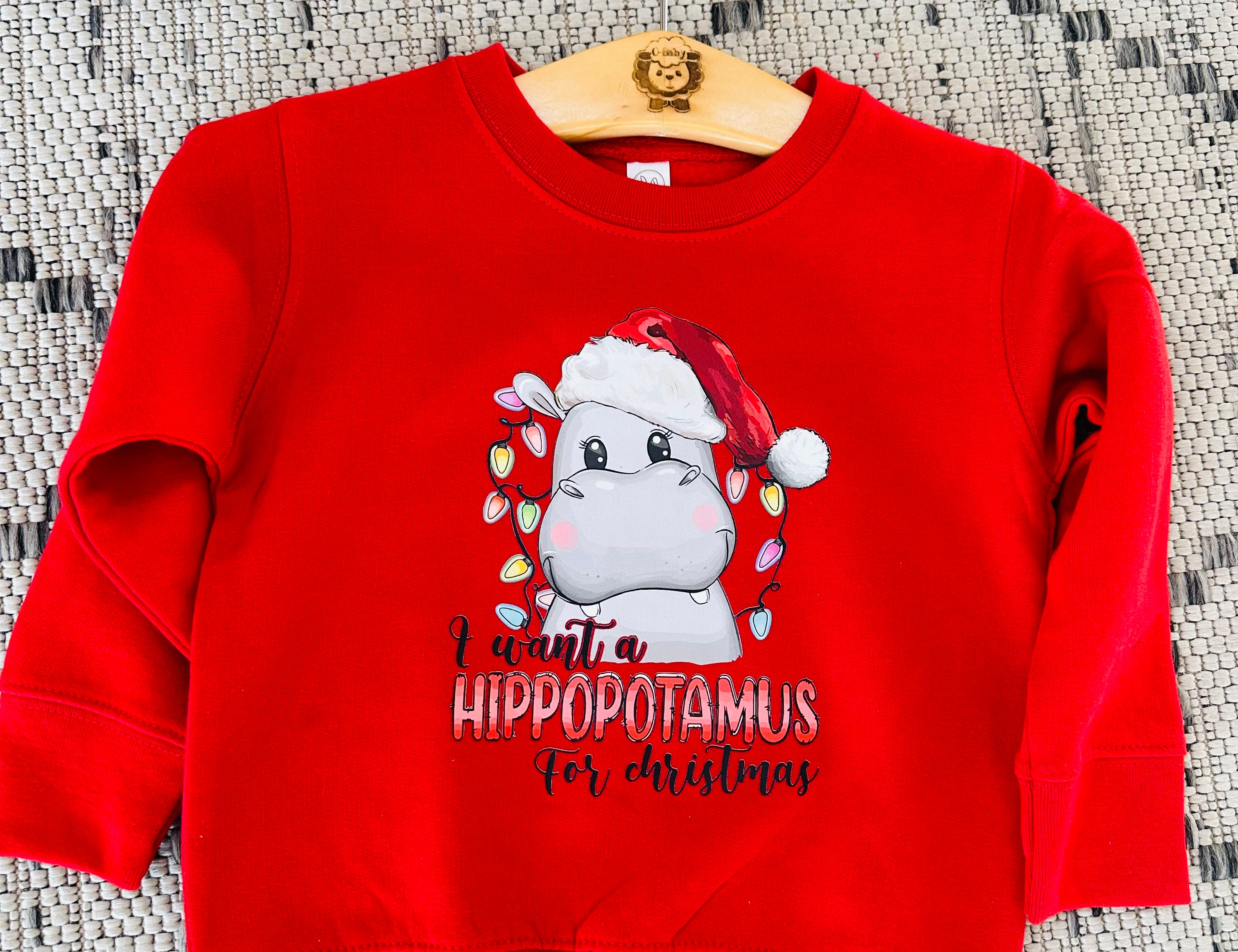 Hippopotamus Sweatshirt