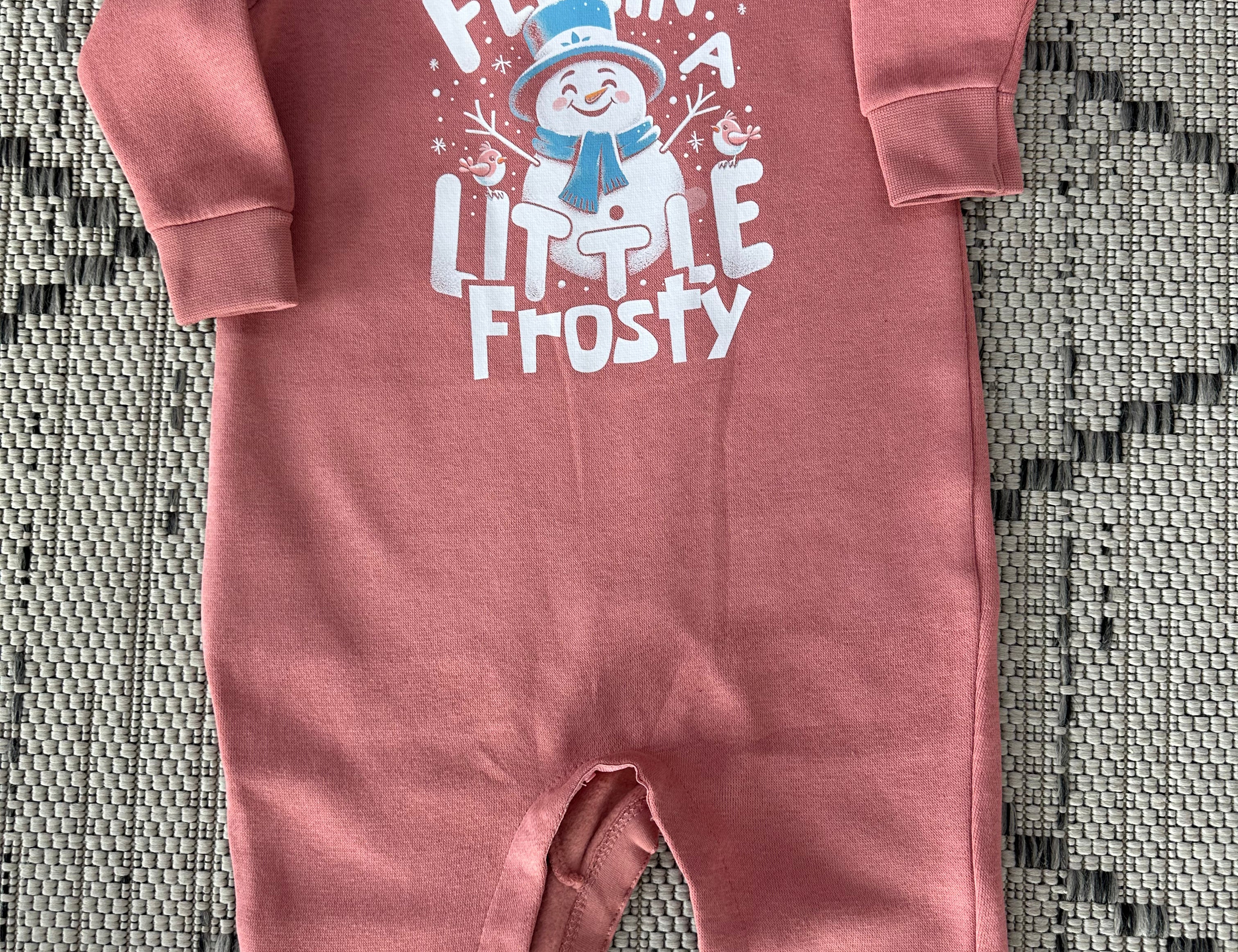 Feeling A Little Frosty Sweatshirt Romper