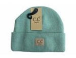 C.C Beanies BABY Soft Ribbed Leather Patch