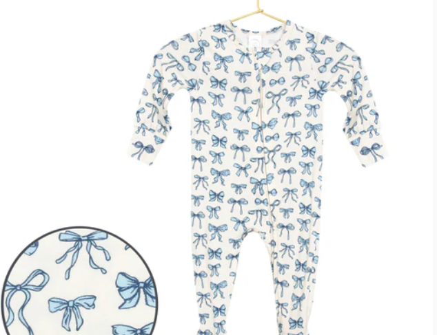 Lou Lou Girl Zipper Footie