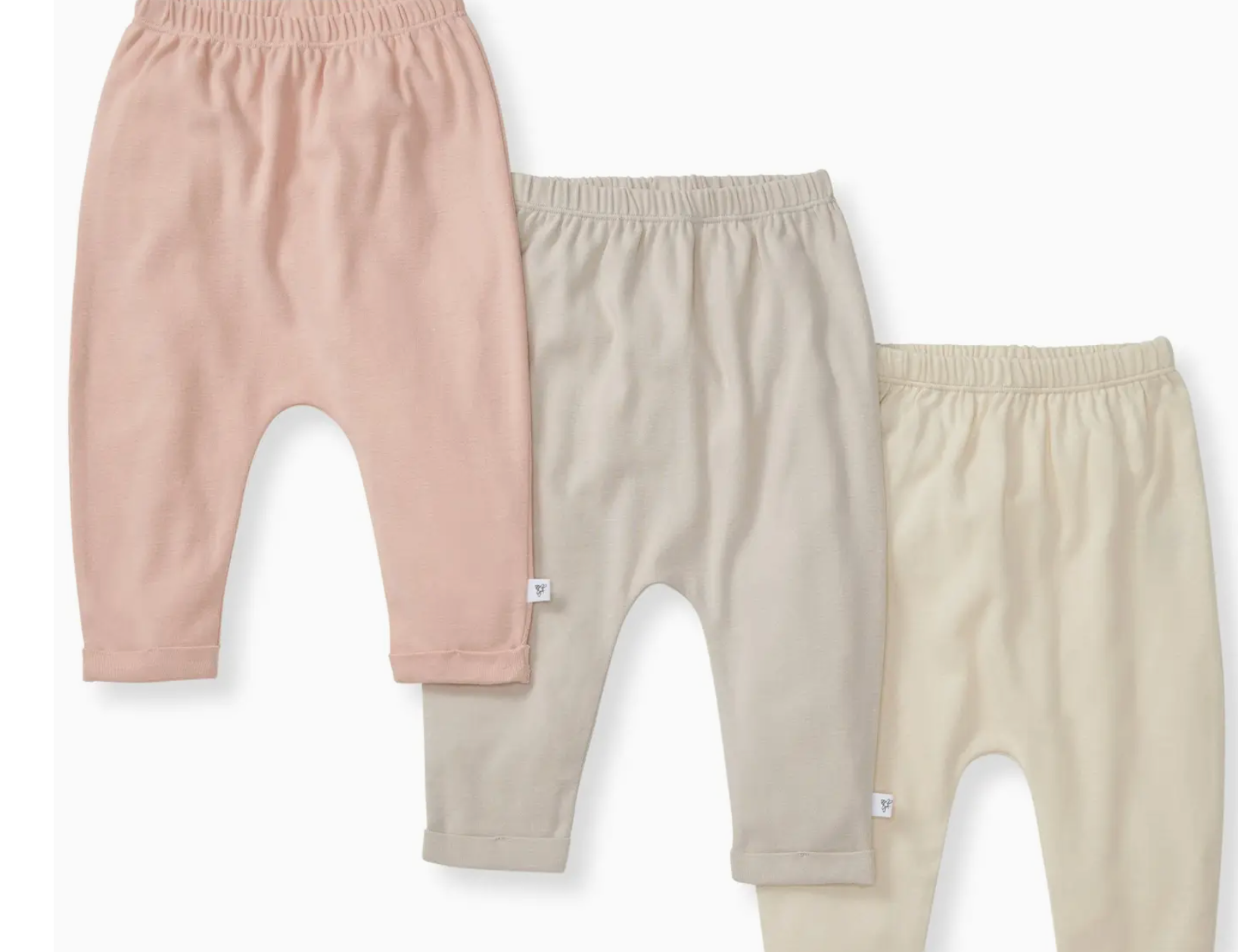 Solid Organic Cotton Baby Pants