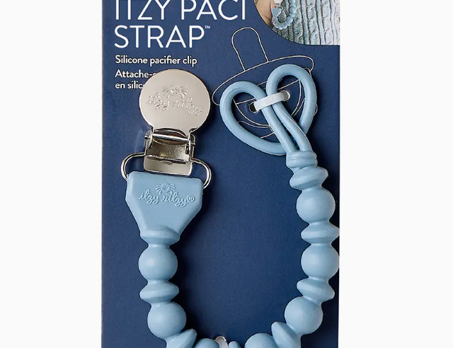 tzy Paci Strap™ Silicone One-Piece Pacifier Clips