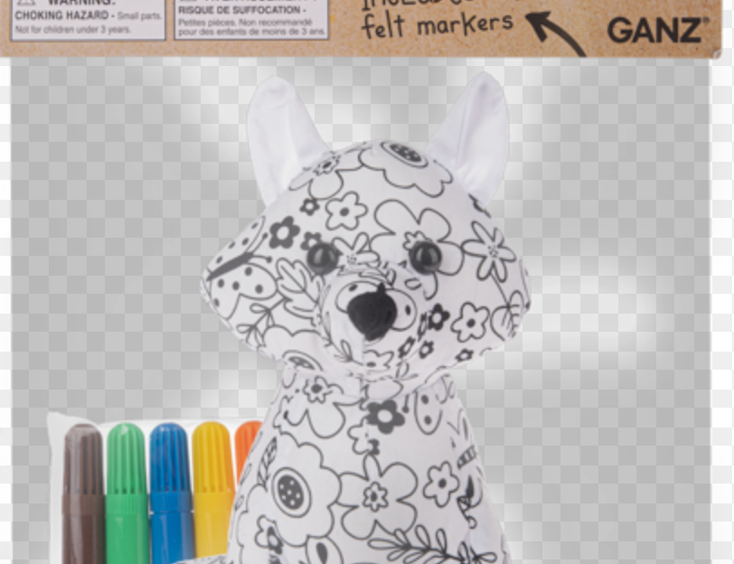 Mini Plush Coloring Kit