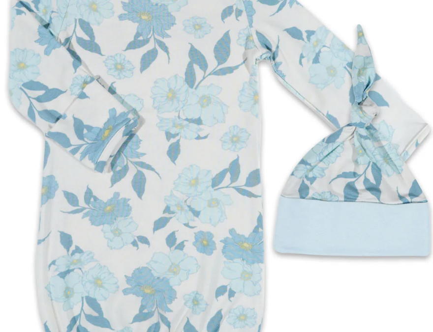 Mommy and Me Gown and Hat