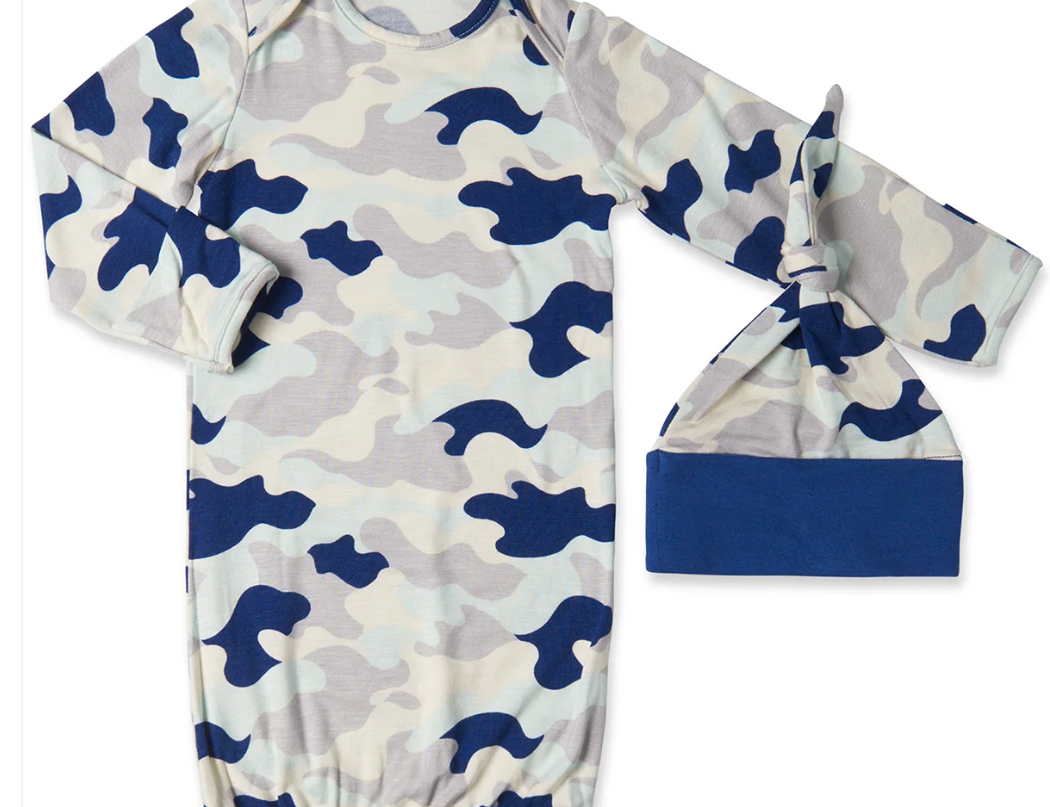 Mommy and Me Gown and Hat