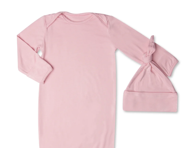 Mommy and Me Gown and Hat