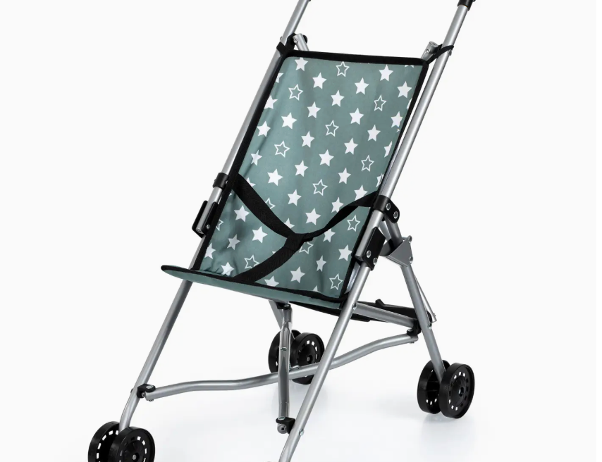 Bayer Design Dolls Buggy Umbrella Stroller Hearts