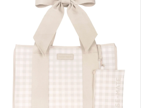 Case-Mate Ballet Pink Bow Jelly Tote Bag
