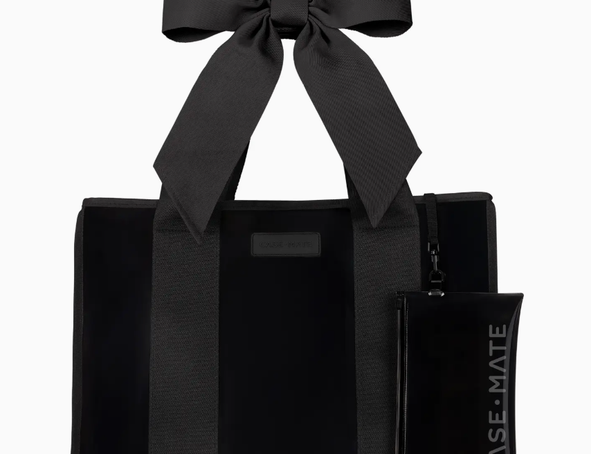 Case-Mate Ballet Pink Bow Jelly Tote Bag