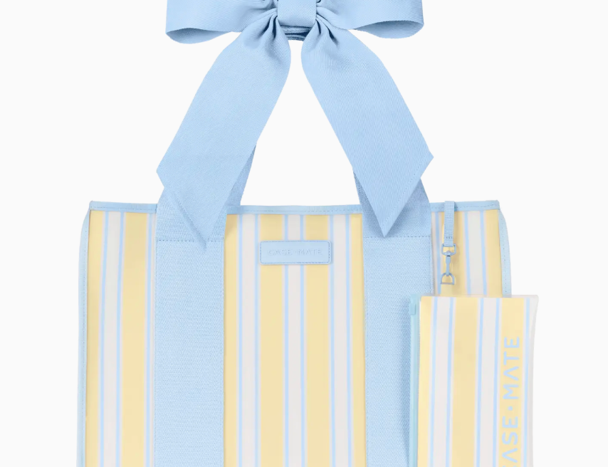 Case-Mate Ballet Pink Bow Jelly Tote Bag