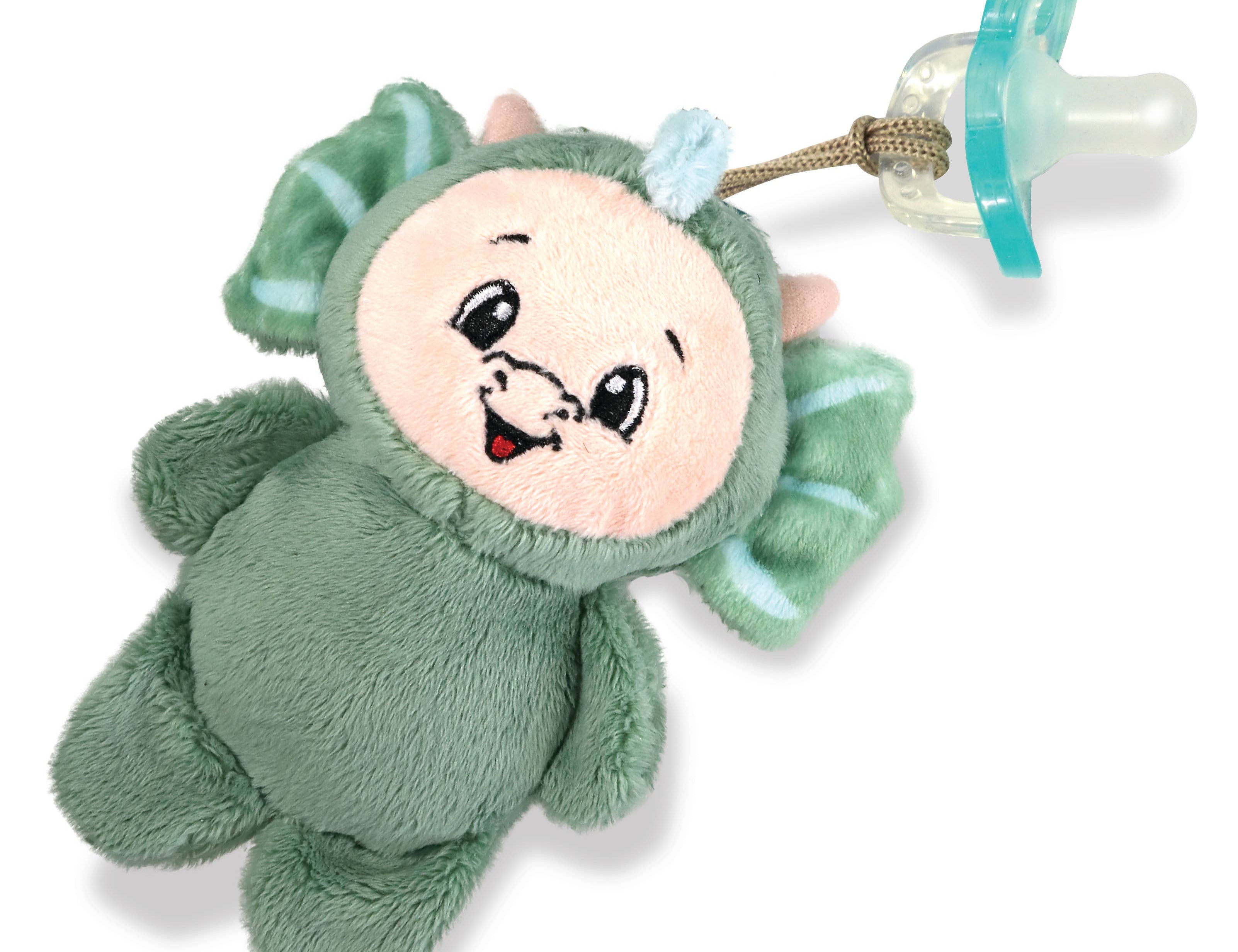 LuLu Plush Paci Holder w/ JollyPop Pacifier