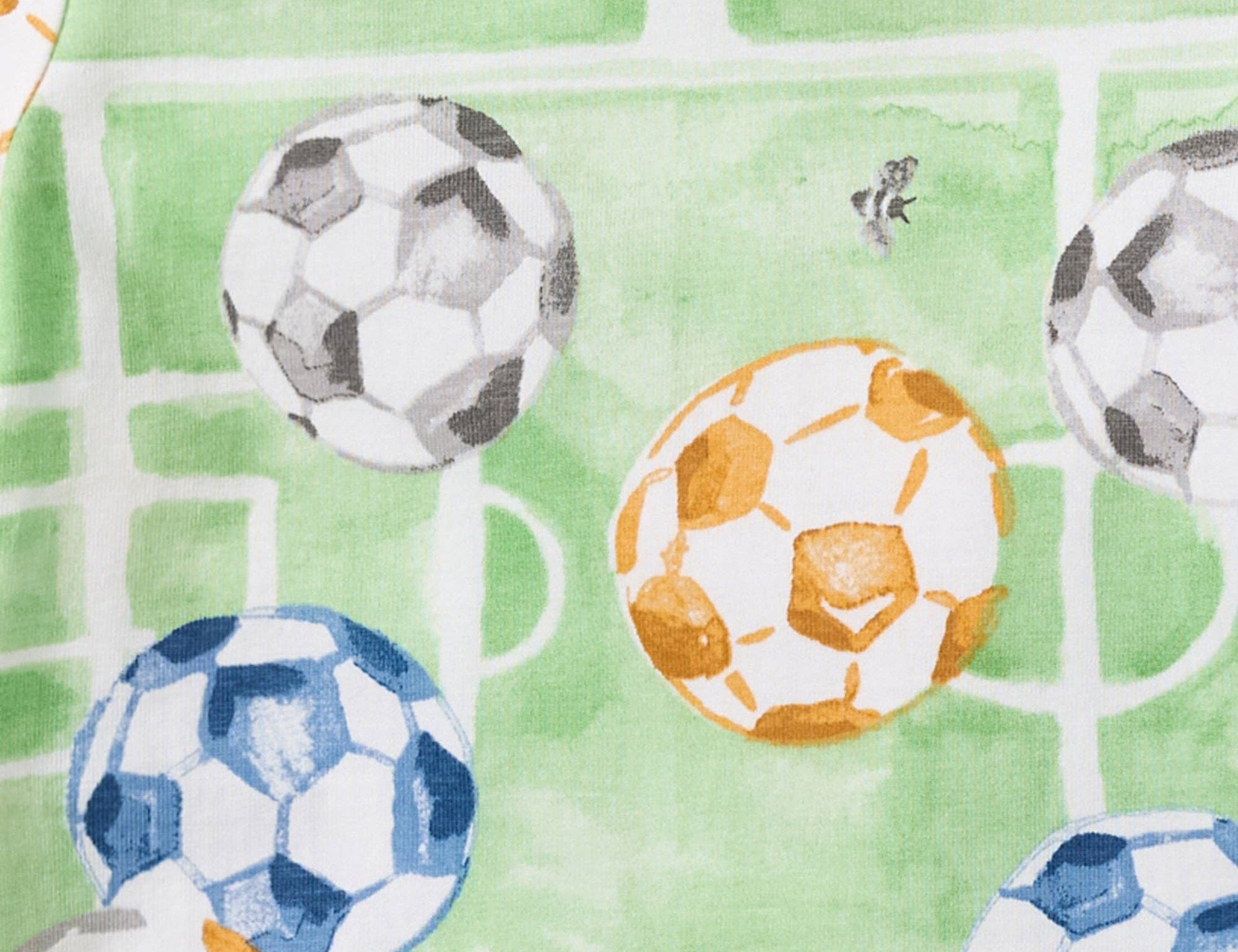 Field Goal & Soccer Field Baby Boy Bodysuits