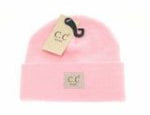 C.C Beanies BABY Soft Ribbed Leather Patch