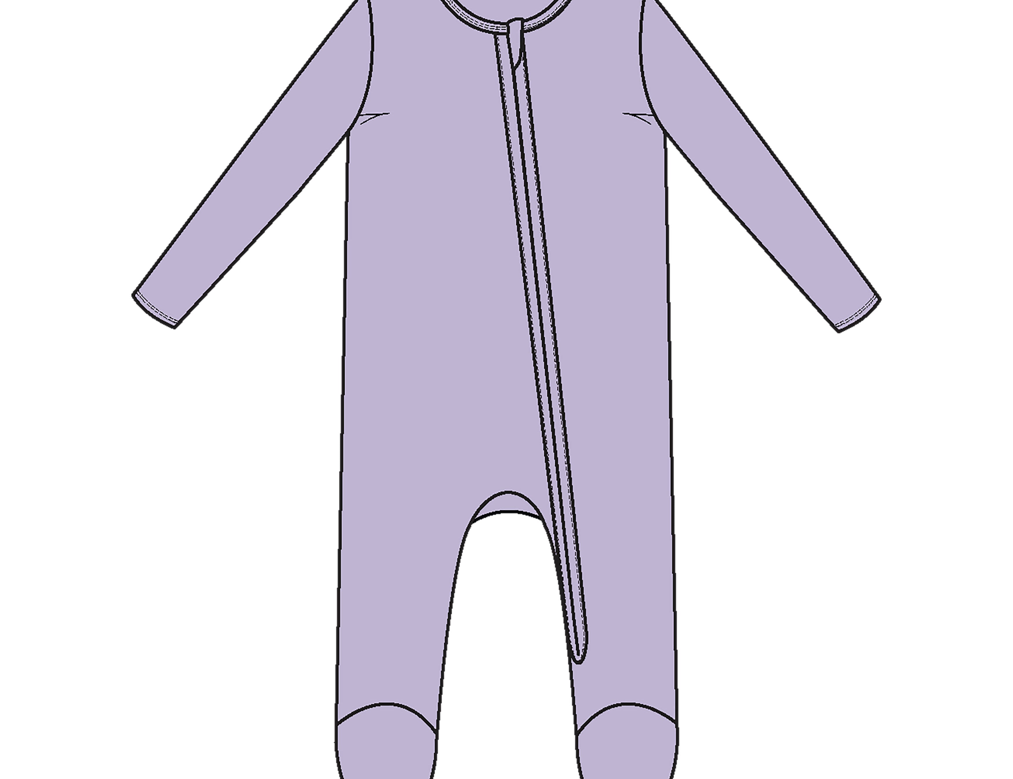 Girl Zipper Footies-24